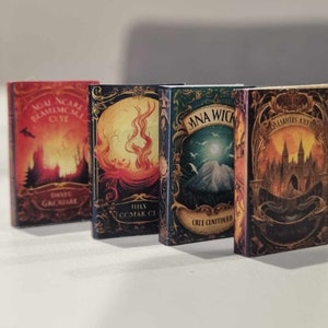 Miniature Mythical Printable Book Covers / 15 Different Book Covers DIGITAL DOWNLOAD ONLY