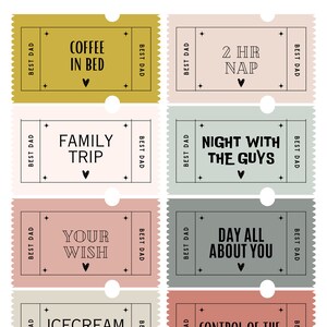Funny Sweet Printable Coupons for Dad Fathers Day Gifts for His ...