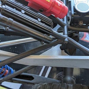 Supporti E Cursori Per Carrozzeria Losi Super Baja Rey 2.0 - LZB Industries Nero