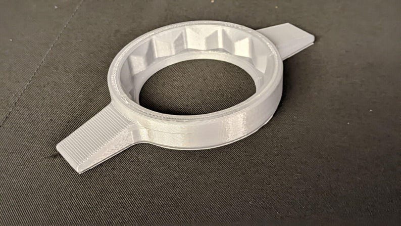 Llave De Tuerca Central De Plástico Blando Para Ruedas Bbs Rs 704 / Rs 705 (12 Puntas / 98 Mm) imagen 1