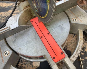 Zero Clearance Throat Plate Insert for Delta 36-235 Compound Miter Saw *Black*
