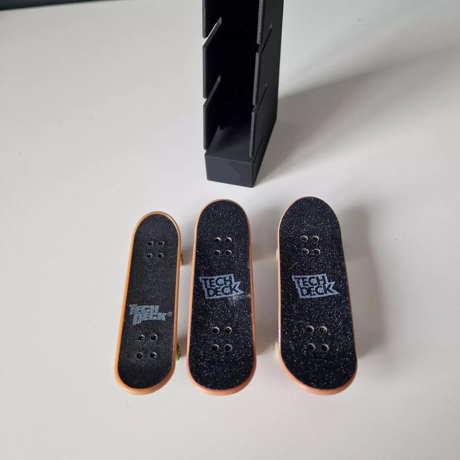 Fingerboard Display Rack Size Chart Tech Deck / Fingerboard Display Stand Holder - Hold 7 Skateboards ...