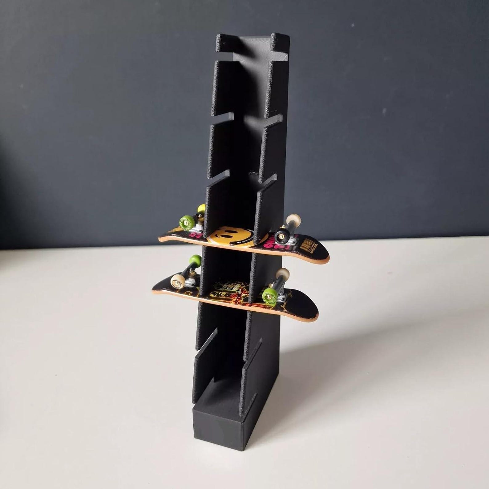Fingerboard Display Rack Size Chart Tech Deck / Fingerboard Display Stand Holder - Hold 7 Skateboards ...
