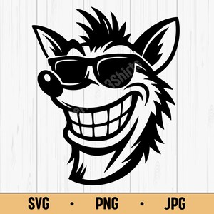 Cool Bandicoot SVG PNG JPG – Smiling Cartoon Bandicoot with Sunglasses, Funny Animal Vector