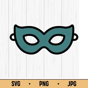 Mask SVG PNG JPG – Costume Party Mask Vector, Halloween Dress-Up Accessory Design