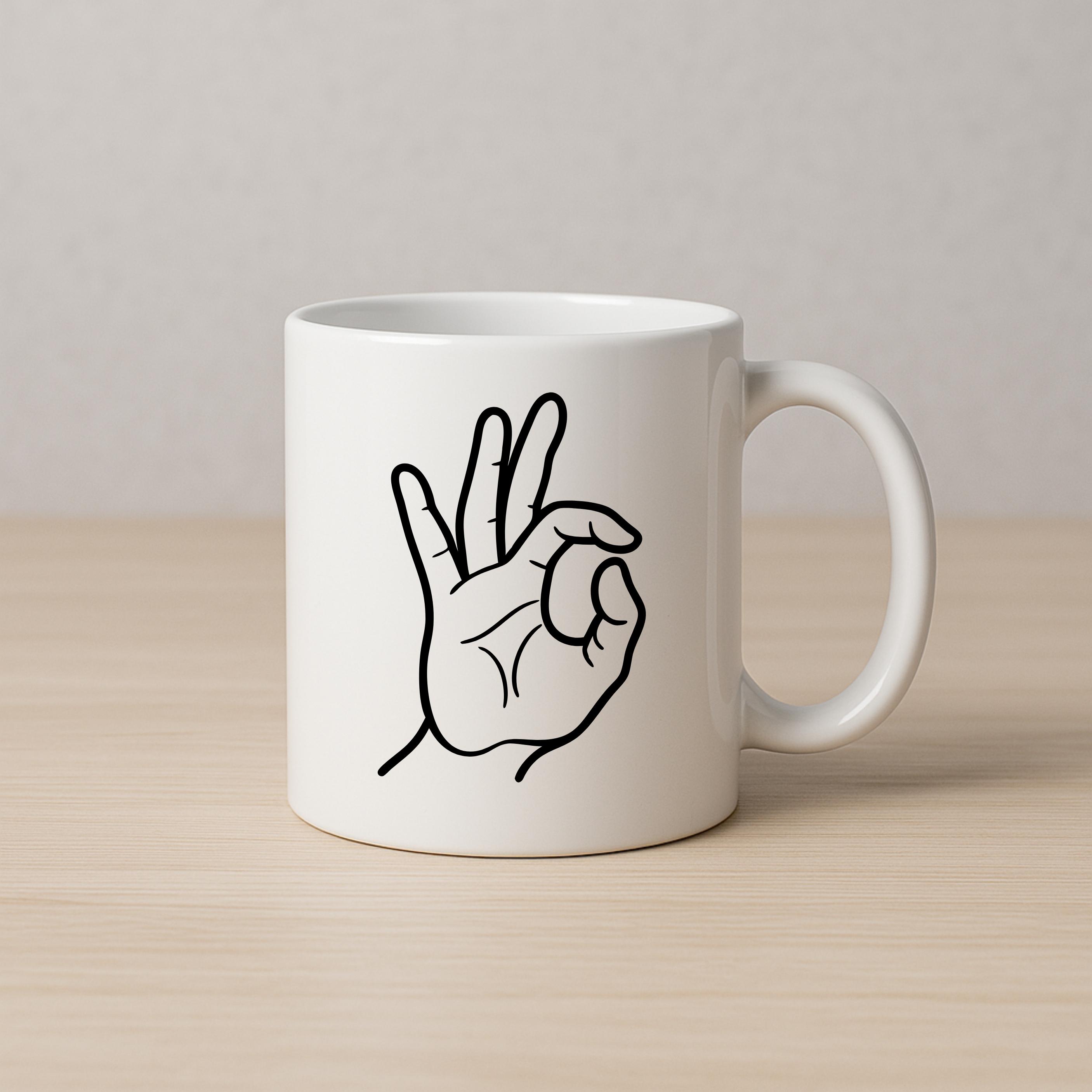 Ok Hand Sign SVG, PNG, JPG, Hand Gesture Silhouette, Thumbs up Clipart ...