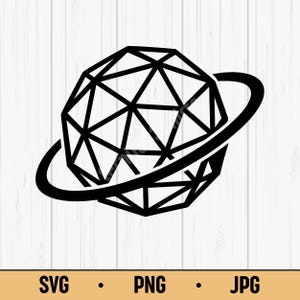 Planet - Earth Globe World Map Space Astronomy SVG PNG JPG Digital Download