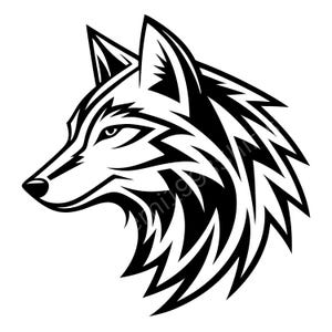 Wolf Head SVG PNG JPG – Wild Animal Clipart, Cricut, Digital Download