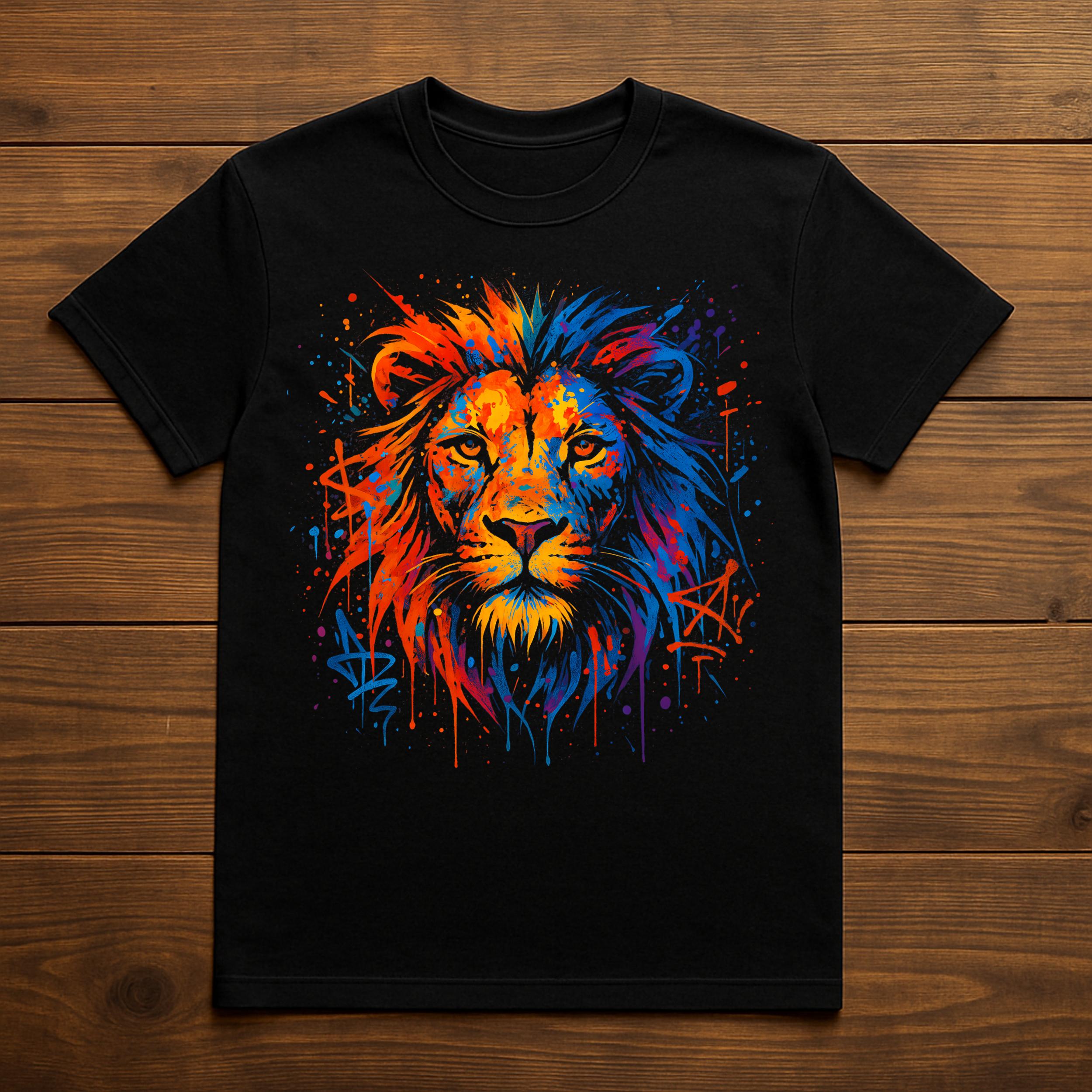 Graffiti Lion PNG - Vibrant Street Art Style Lion Head, Colorful Urban ...