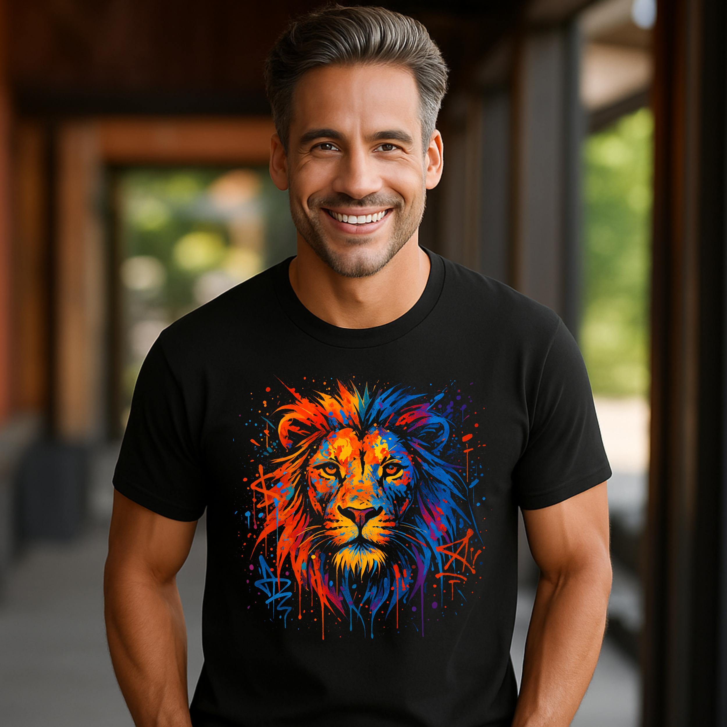 Graffiti Lion PNG - Vibrant Street Art Style Lion Head, Colorful Urban ...