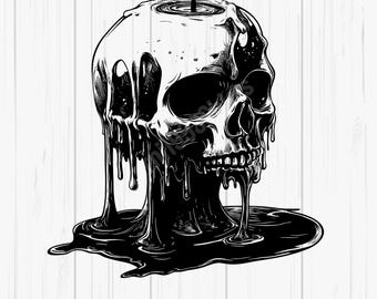 その他 UVC DARK ART SKULL CANDLE / Underverse Amazon.com: Reccmeny Vintage Skull Halloween Canvas Wall Art