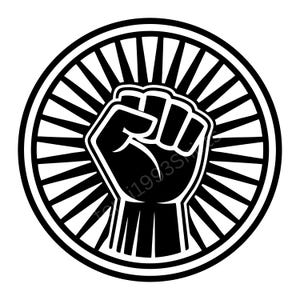 Raised Fist SVG PNG JPG – Protest, Power & Solidarity Symbol, Raised Fist Silhouette, Digital Download, Clipart