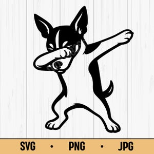 Dabbing Dog SVG PNG JPG – Funny Dog Dab Pose, Cartoon Pet Vector for Cricut & Shirts