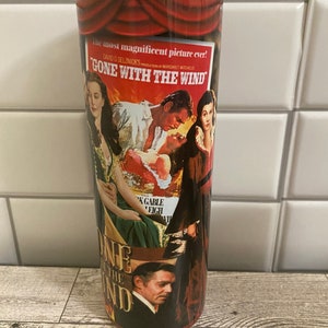 Gone with the wind, sublimation,20oz skinny tumbler