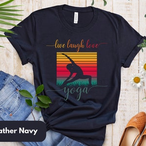 LIVE LOVE YOGA T-Shirt  Yoga tshirt, Yoga shirts, Yoga clothes