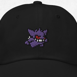 Pixelated Smiling G Dad Hat