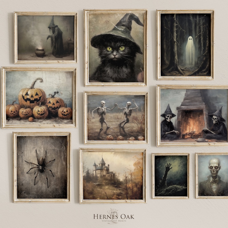 Halloween Art Print Etsy