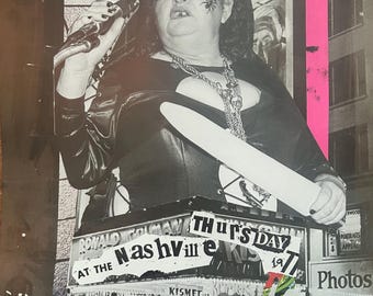 Questa è la mia vita (La Vita): collage artistico fatto a mano da Television Party Tonight