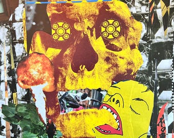 Un poco picante: Collage hecho a mano por Television Party Tonight