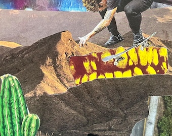 Manthem: Collage hecho a mano por Television Party Tonight