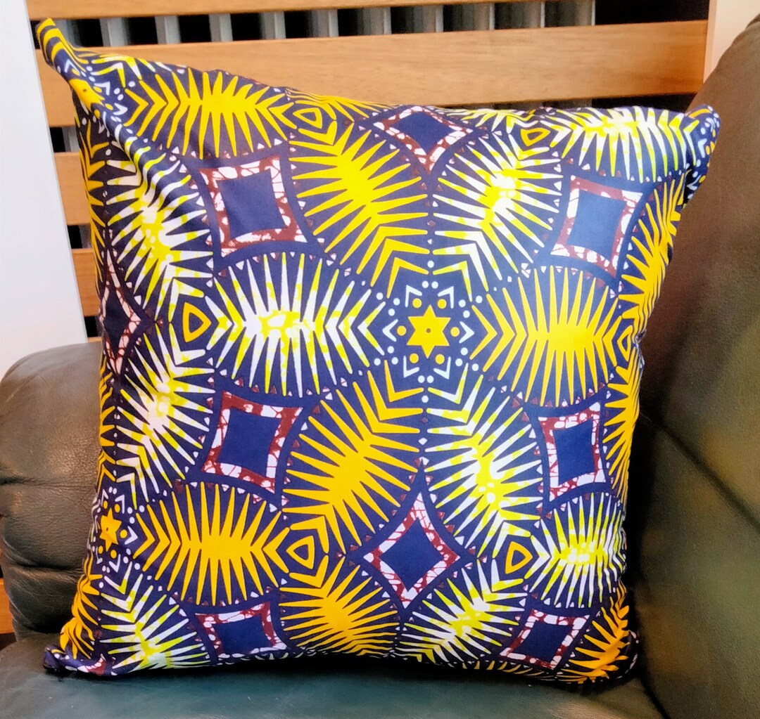 African Print African Cushion Covers 45x45cm Afrocentric Etsy