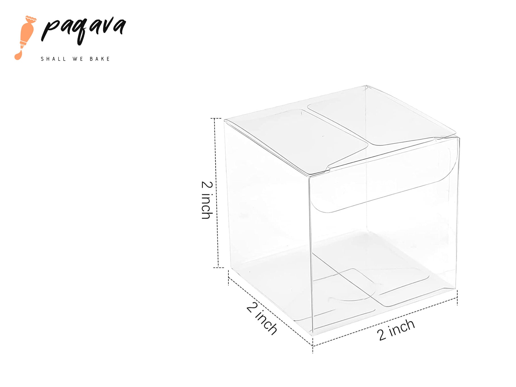 3 X 3 X 3 Clear Boxes, Wedding Favor Boxes, Gift Box, See Through Cupcake  Box/candy Box Clear Acrylic Plastic Box, 3x3x3 Box 