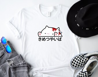 Tanjiro | Demon Slayer | Kimetsu No Yaiba | Hanadfuda Earrings | Bongo Cat