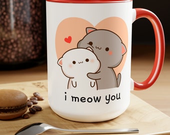 Personalisierte Pfirsich Goma Tasse, Kätzchen Kaffeetasse, Geschenk für sie, Mokka Pfirsich Goma Tasse, Katzen Hoodie, Katzenliebhaber, Katzenliebhaber Geschenk, Pfirsich Goma