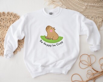 Cozy Capybara Sweatshirt - Gift for Capybara Lovers