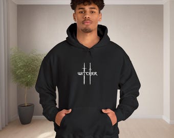Bestickter Witcher Hoodie und Sweatshirt, Geralt von Rivia Sweatshirt