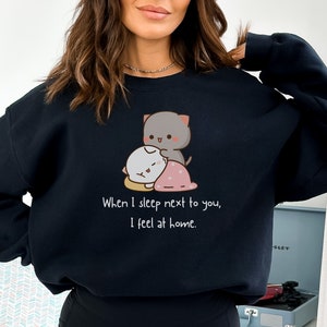 Sleeping Peach and Goma, Mochi Peach Cat, Bubu and Dudu, Cat Lover, Dudu and Bubu, Cute Kawaii Shirt, Panda Bear, Birthday gift