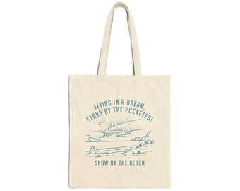 ERAS Tour, Cotton Canvas Tote Bag, SWIFT, Taylor Swift, Snow on the beach, Midnights, DESIGN