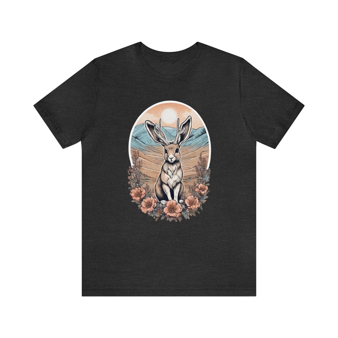 The Elusive Jackalope Unisex Jersey Short Sleeve Tee - Etsy