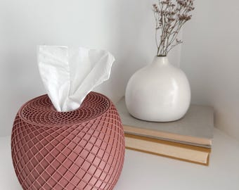 Square & Rectangular Tissue Box Cover Replacement | Geometric Tissue Box Holder Pod | Vortex