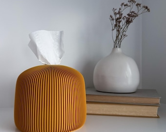 Square & Rectangular Tissue Box Cover Replacement | Minimalist Dome Tissue Box Holder Pod | ARC.1