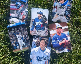 Los Angeles Baseball Photo Card: Custom Fan Art (2.16" x 3.35")
