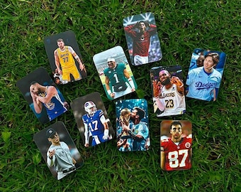 Personalized Sports Photo Card: Custom Fan Art Collectible (2.16" x 3.35")