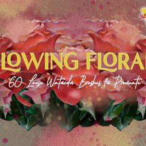 Flowing Florals Watercolor Brush Set for Procreate, smooth watercolor, watery brushes, opaque and blendy brushes