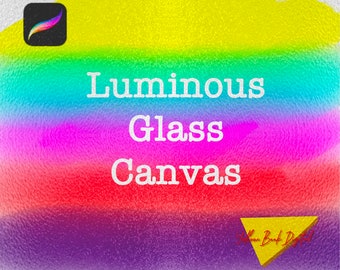 Tela di vetro luminosa per Procreare, tela di vetro, trama di vetro colorato, tela digitale