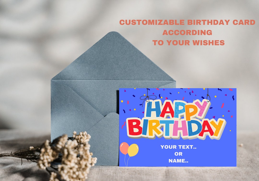 Happy Birthday Card Printable Custom - Il 1080xN.5150511750 3v67 