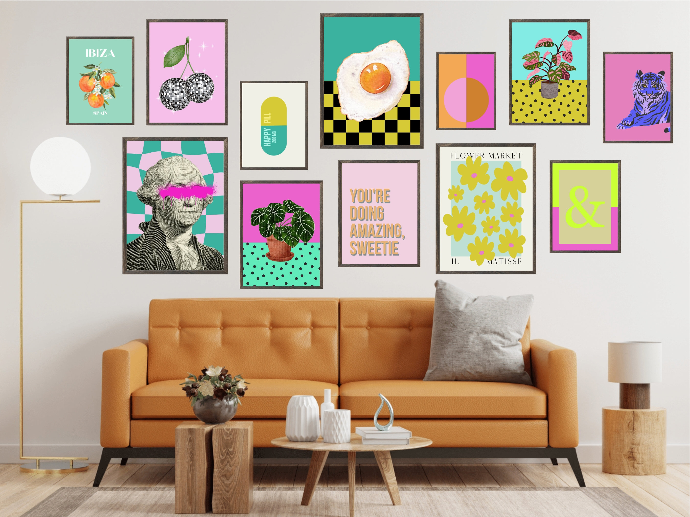 Maximalism wall art | Poster