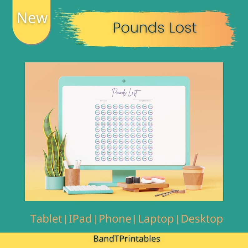 Pounds Lost Printable | Daily Exercise Log | Fitness Journal | Workout ...