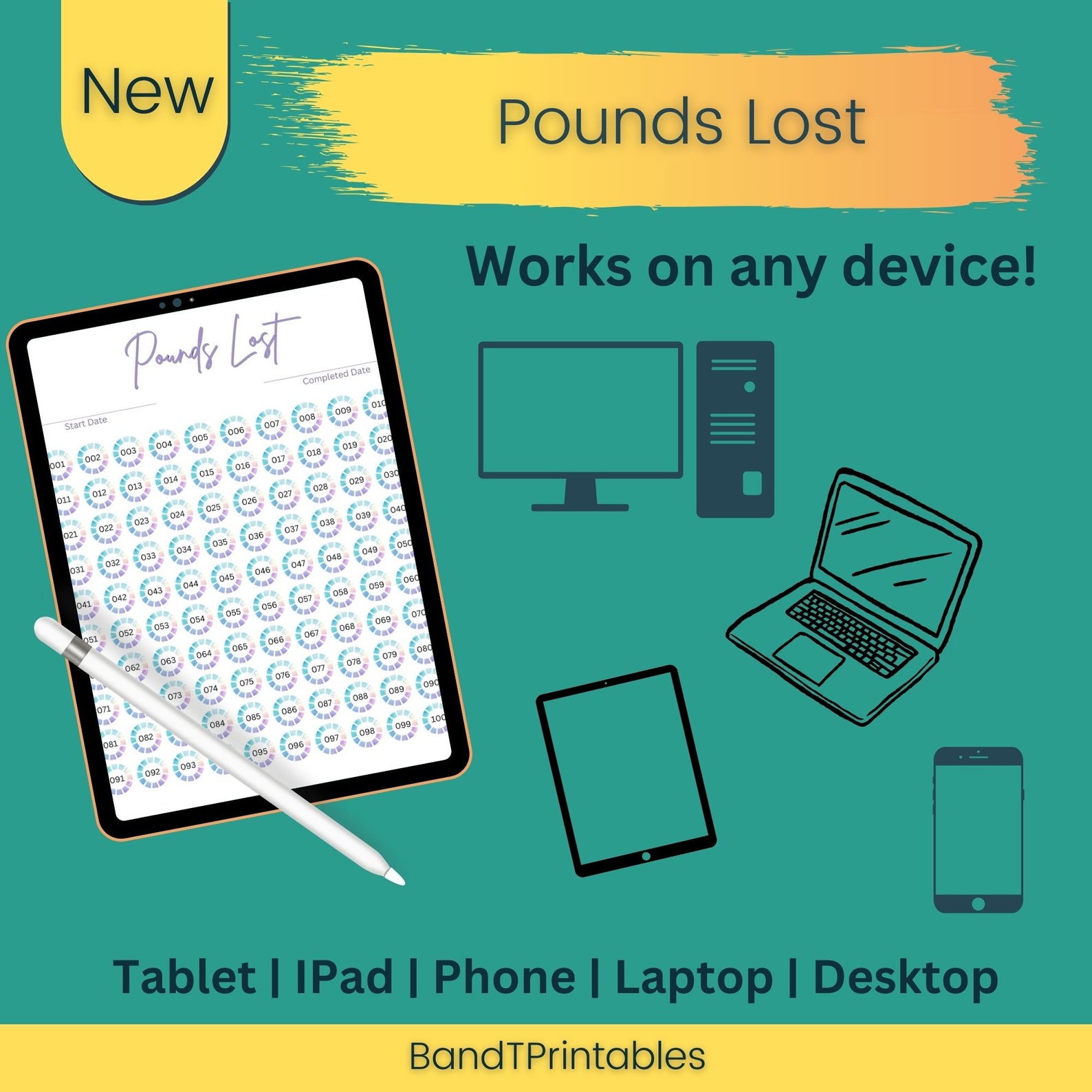 Pounds Lost Printable | Daily Exercise Log | Fitness Journal | Workout ...