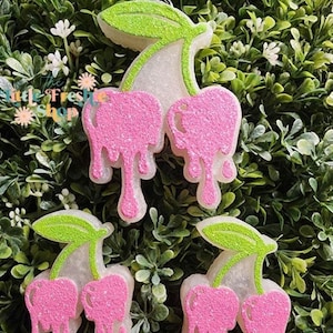 Cherry Freshie, Drip Cherry, Cherries, Fruit Lovers, Drip Designs, Freshie, Freshies, Car Freshie, Car Air Freshener, Freshy, Car Freshy,
