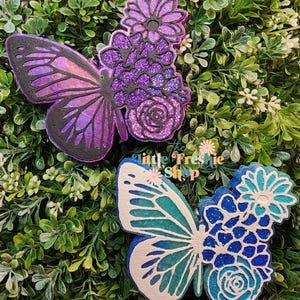 Floral Butterfly Freshie, Butterflies, Butterfly Gifts, Butterfly Car Freshies, Freshies, Car Freshie, Car Air Freshener, Freshy, Car Freshy