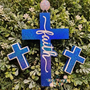 Cross Freshies, Cross Gifts, Faith, Hope, Freshies, Car Freshie, Car Air Freshener, Freshy, Car Freshy, Glitter, Gifts for Her, Gift Ideas