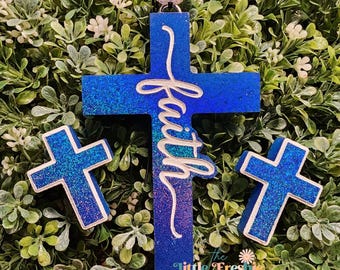 Cross Freshies, Cross Gifts, Faith, Hope, Freshies, Car Freshie, Car Air Freshener, Freshy, Car Freshy, Glitter, Gifts for Her, Gift Ideas