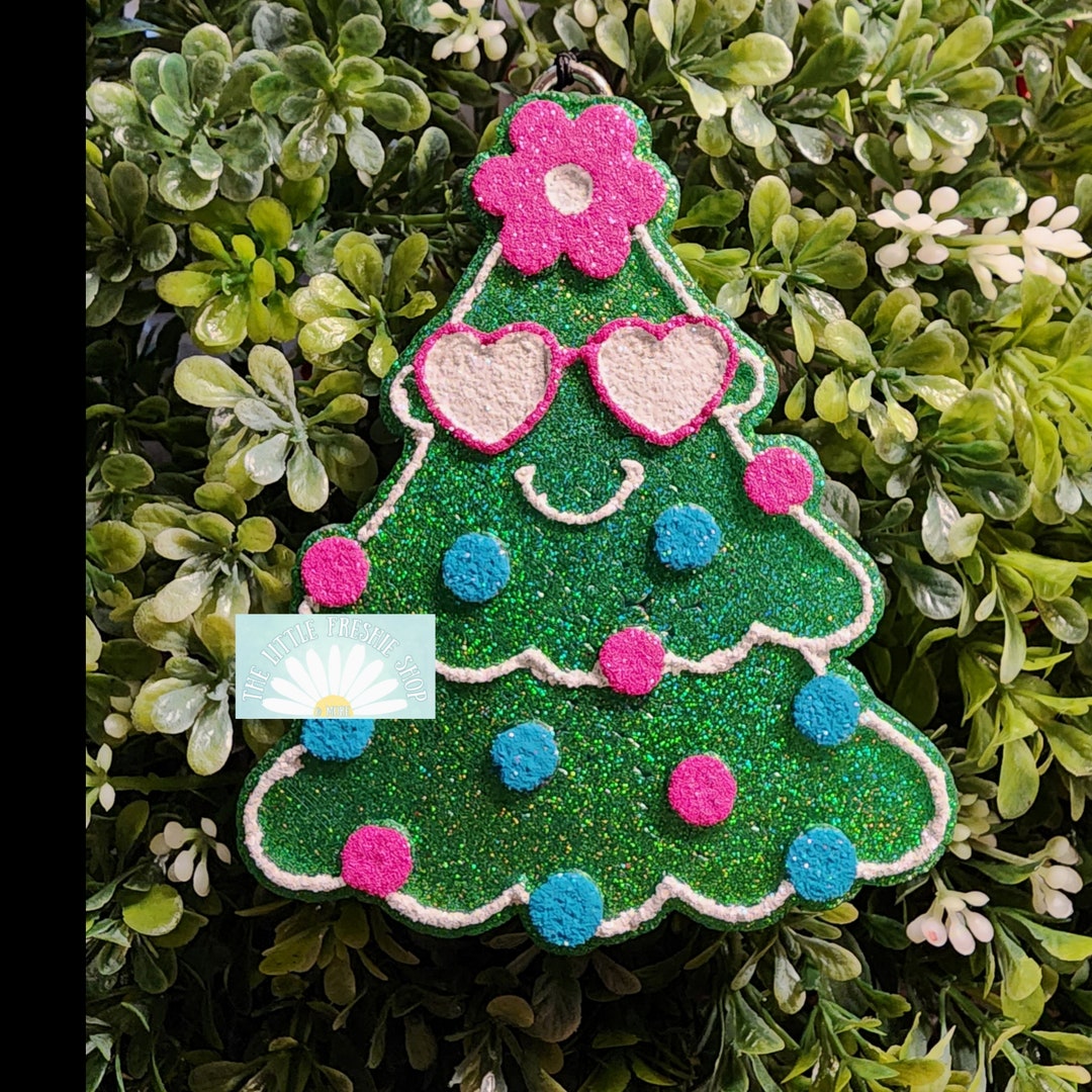 Retro Christmas Tree Freshie, Christmas Freshies, Christmas Freshy