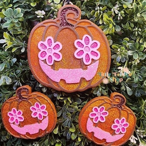 Pumpkin Freshy, Pumpkin Freshys, Pumpkin Freshies, Pumpkin Freshie, Halloween Freshy, Floral Pumpkin, Freshie, Car Air Freshener, Car Freshy