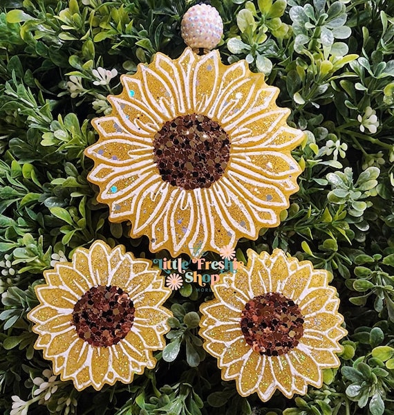Sunflower Freshie, Sunflower Gifts, Car Freshie, Car Freshy, Car Air Freshener, Freshie, Florals, Flower Lovers, Car Scent, Car Scents, Gift